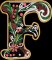 BFC32205 Christmas Applique Alpha F
