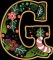 BFC32206 Christmas Applique Alpha G