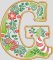 BFC32206 Christmas Applique Alpha G