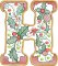 BFC32207 Christmas Applique Alpha H