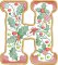 BFC32207 Christmas Applique Alpha H
