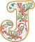 BFC32209 Christmas Applique Alpha J