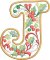 BFC32209 Christmas Applique Alpha J