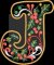 BFC32209 Christmas Applique Alpha J