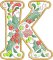 BFC32210 Christmas Applique Alpha K