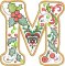 BFC32212 Christmas Applique Alpha M