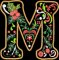 BFC32212 Christmas Applique Alpha M