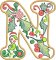 BFC32213 Christmas Applique Alpha N