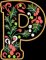 BFC32215 Christmas Applique Alpha P