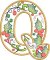 BFC32216 Christmas Applique Alpha Q