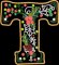BFC32219 Christmas Applique Alpha T