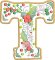 BFC32219 Christmas Applique Alpha T
