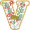 BFC32221Christmas Applique Alpha V