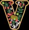 BFC32221Christmas Applique Alpha V