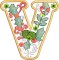 BFC32221Christmas Applique Alpha V