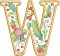 BFC32222Christmas Applique Alpha W