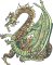 BFC31757 Delight's Green and Brown Dragon