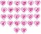 CCQFSL002 - Freestanding Lace  Heart Monograms