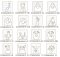 CCQSHW0015 - Happy Monster Squares