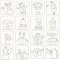 CCQSHW0017 - Happy Monster Squares Set 3