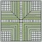 BFC1206 Sheer Geometric Quilt Blocks