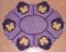 CCQ0104 - Pansy Oval Placemat