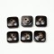 Vintage Acrylic Buttons - Brown Agate Med Sm