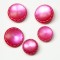 Vintage Acrylic Buttons - Rose Pink