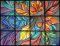 BFC2209 Stained Glass Leaves