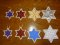 CCQ0440 - Applique Star Ornaments