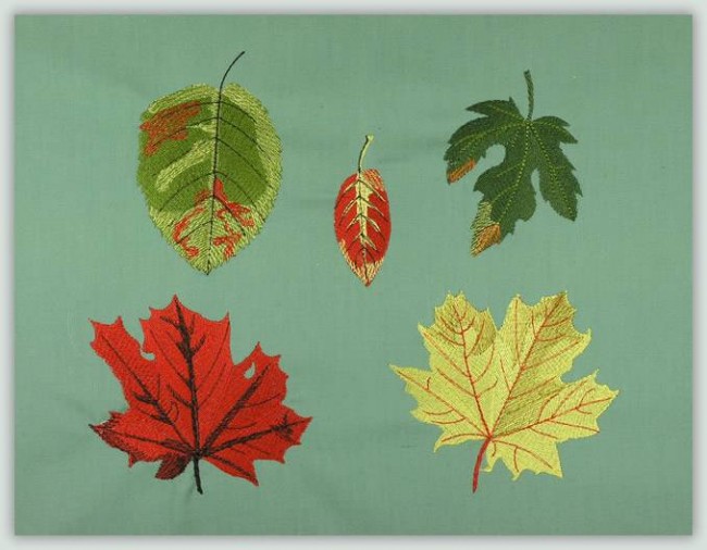 BFC1011 Waterfall of the Leaves Art Quilt