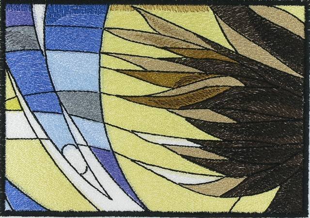 BFC1106 Stained Glass-Eagle