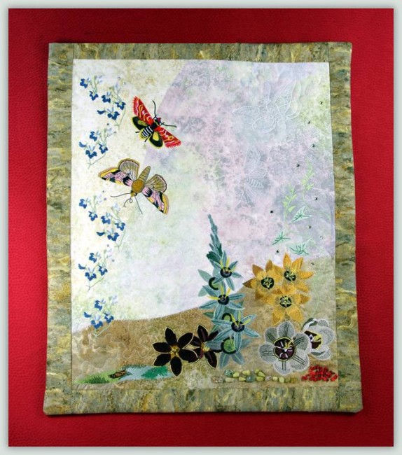 BFC1108 Wildflowers Art Quilt