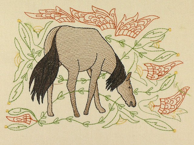 BFC1126 Decorative Element Series Filled in Horses