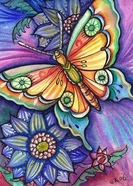 BFC1135 Ching Chou's Stained Glass Butterfly I