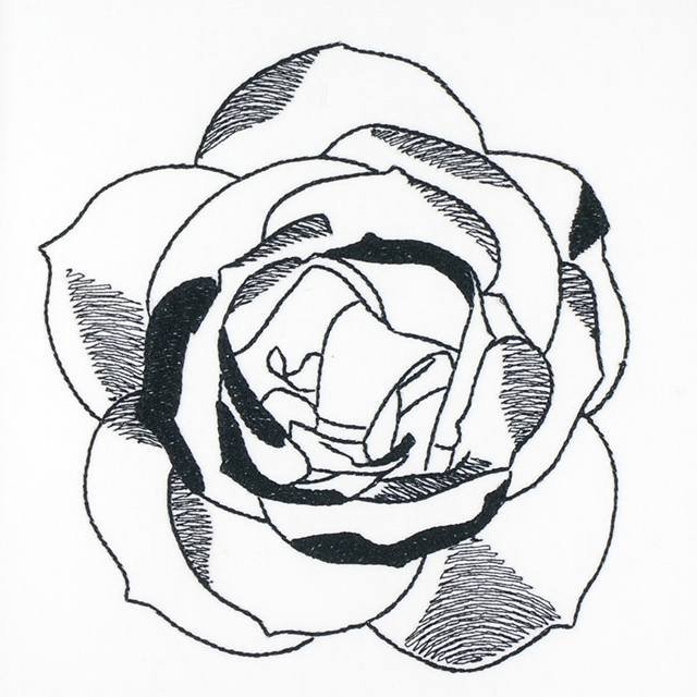 BFC1149 Blackwork Roses