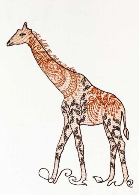 BFC1186 Decorative Element Series-Filled Giraffes