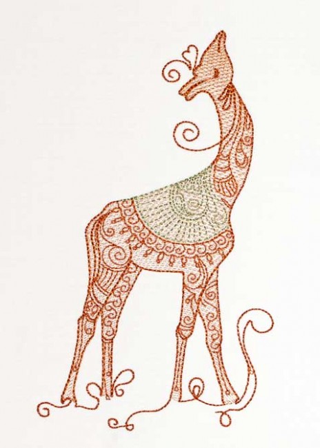 BFC1186 Decorative Element Series-Filled Giraffes