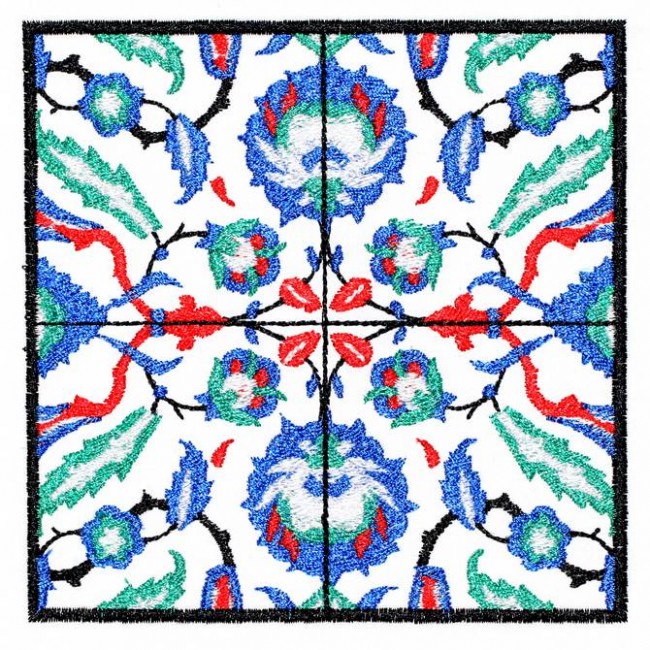 BFC1214 QIH-Turkish Tile Squares