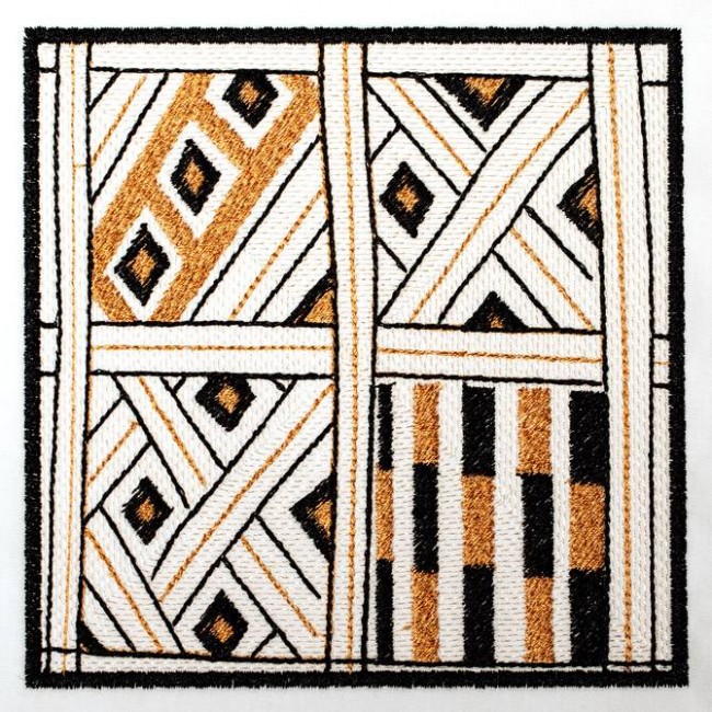BFC1244 QIH- African Textile Squares II