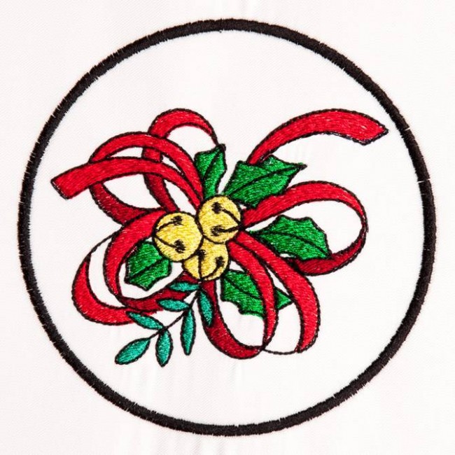 BFC1281 Christmas Quilt Circles II