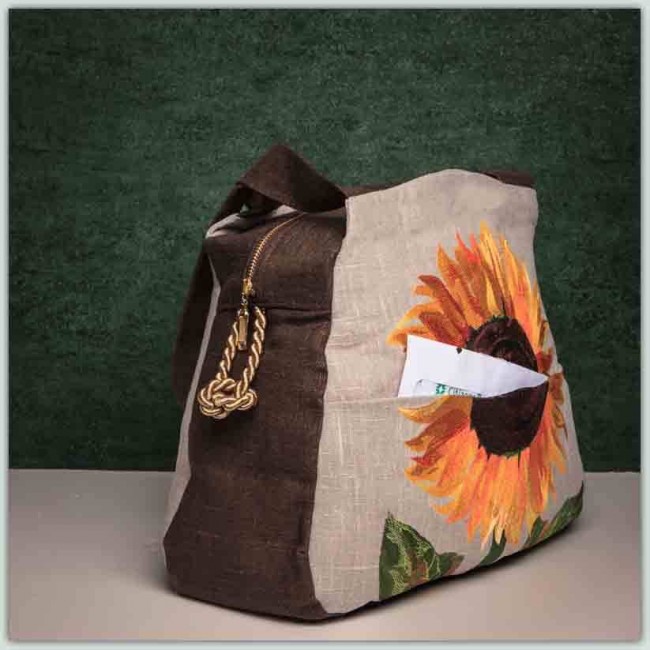 BFC1282 Sunflowers Handbag