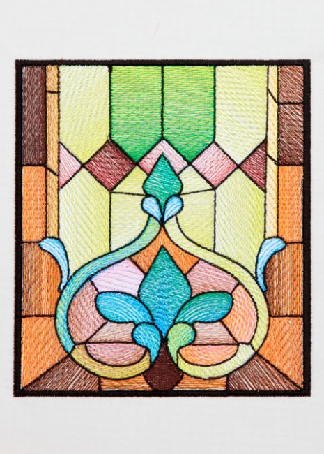 BFC1285 Kentucky Stained Glass Triptych