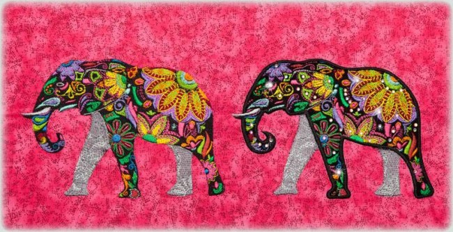 BFC1310 - Embellished Elephants & Friends - 01