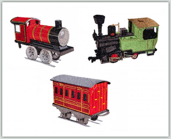 BFC1340 Three Toy Trains