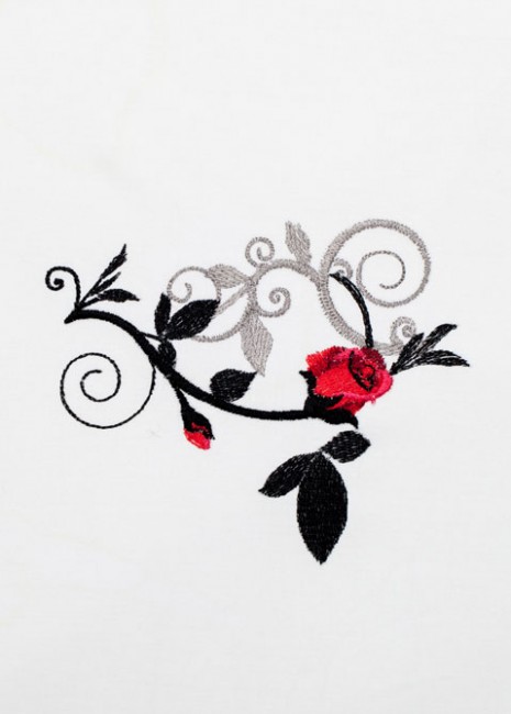 Red Roses - Black Scrolls 5