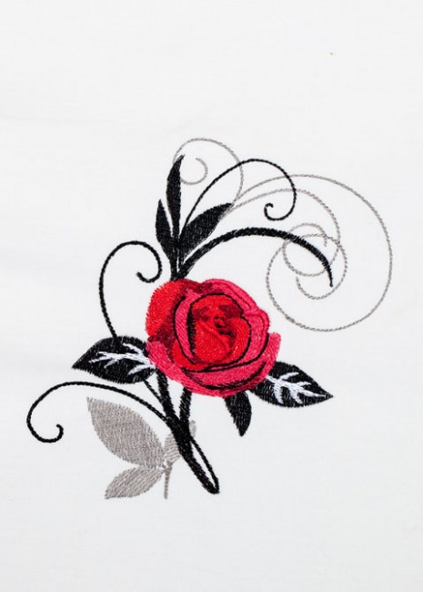 Red Roses - Black Scrolls 10
