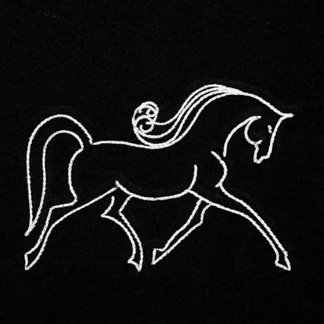 BFC1419 Horse Sketches Quilt Set