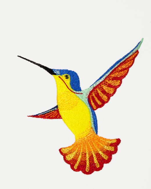 BFC1449 Fantasy Hummingbirds