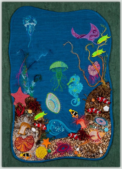 BFC1493 Art Quilt - Ocean Fantasy Thread Kit